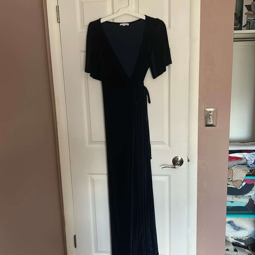 Navy blue Baltic born cross over dress